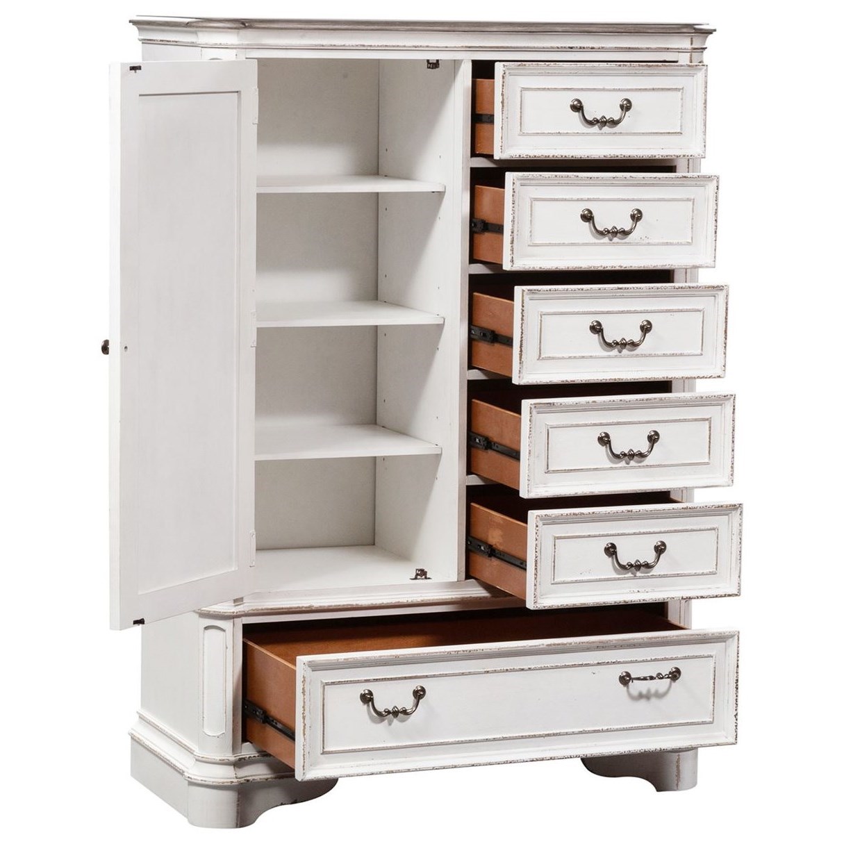 Liberty Furniture Magnolia Manor 244BR42MC Traditional Master Chest with Adjustable Shelves